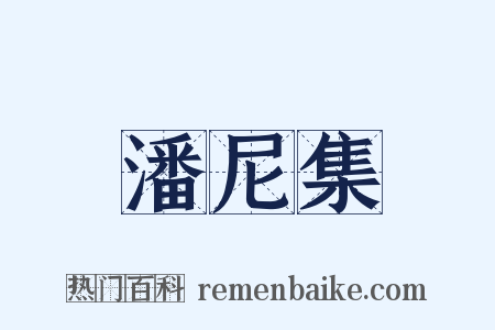 潘尼集是什么意思的图片